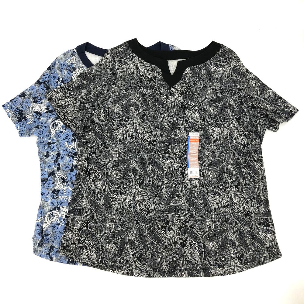 White Stag Short Sleeve Patterned Shirts Lot of 2